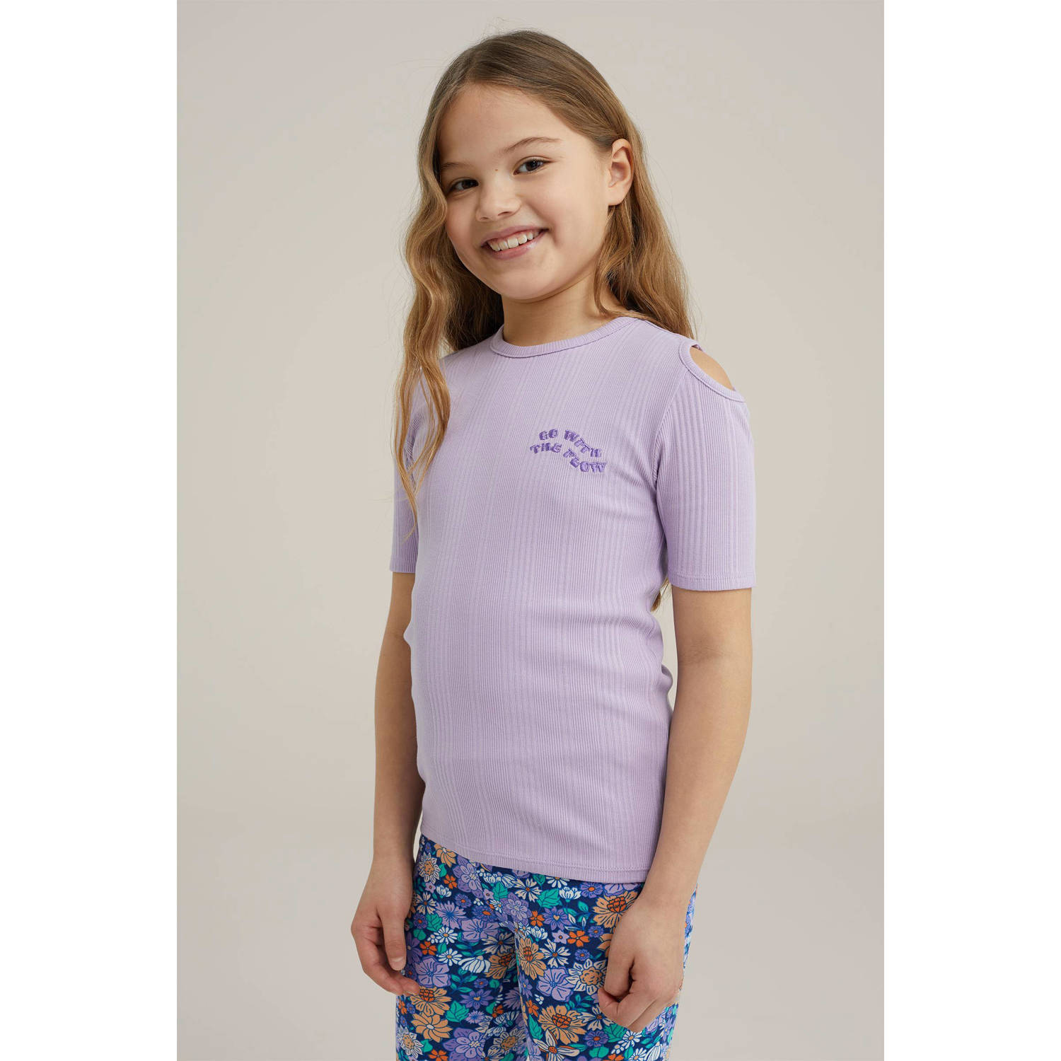 WE Fashion T-shirt lila