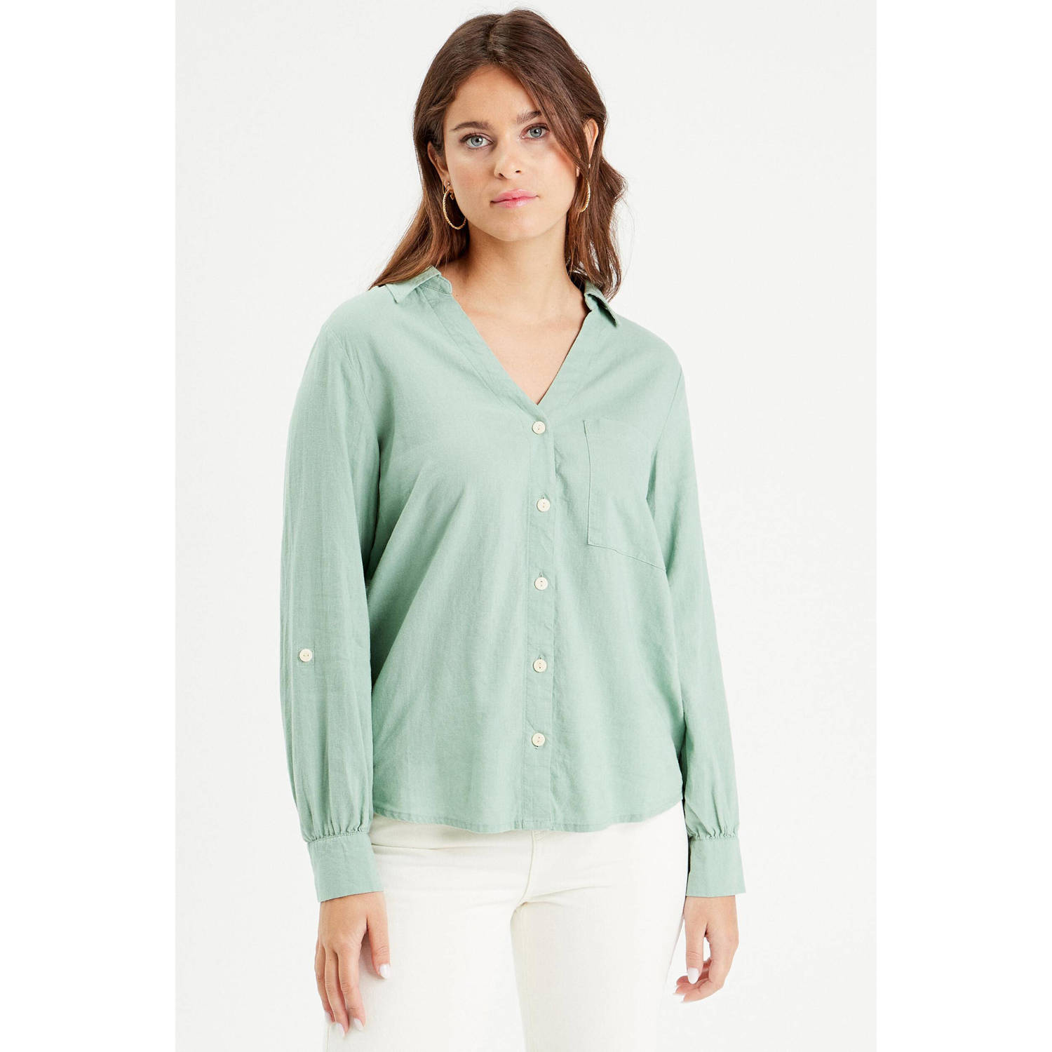 Cache blouse mintgroen