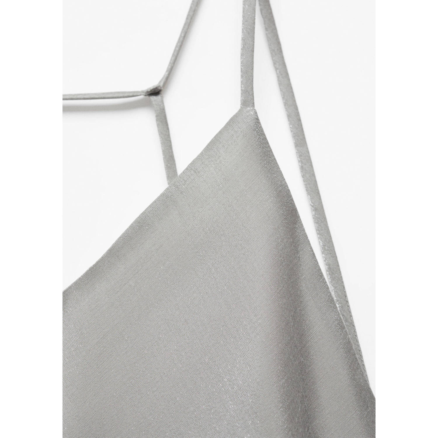 Mango Kids maxi jurk zilver