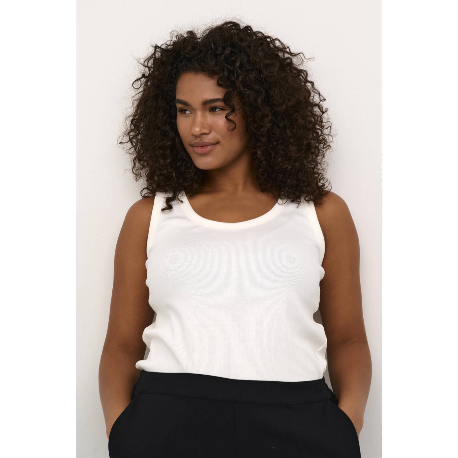 Kaffe Curve top ecru