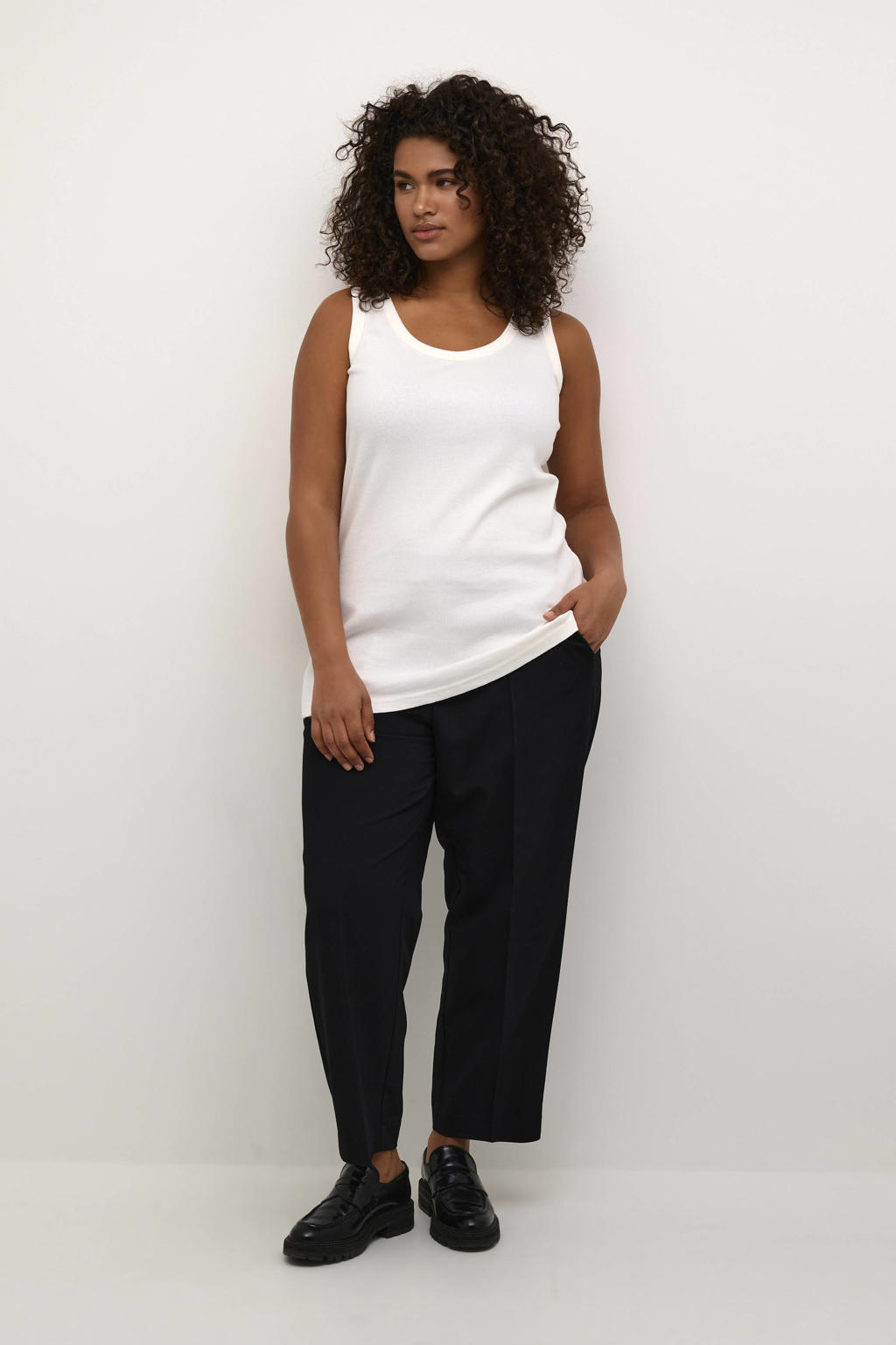 Kaffe Curve gemêleerd vest KCalicia met wol groen Kaffe Curve gemêleerd vest KCalicia met wol groen