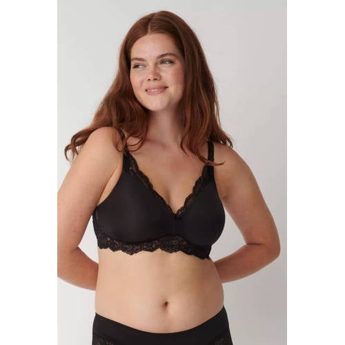 Triumph voorgevormde bh zonder beugel Amourette Charm zwart afbeelding