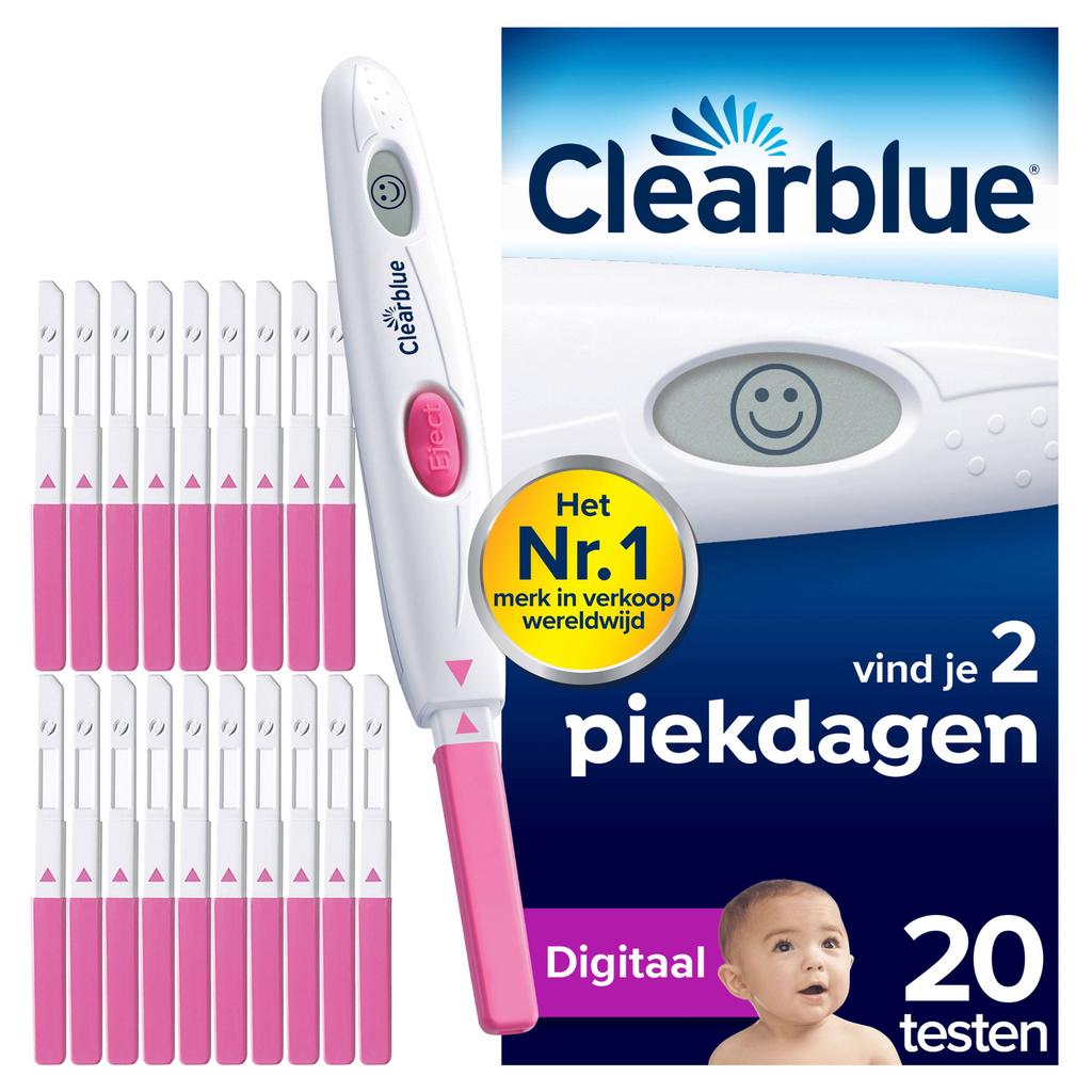 Clearblue Ovulatietest digitaal 1 houder + 20 testen
