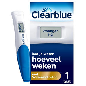 Wehkamp Clearblue zwangerschapstest met wekenindicator - 1 test aanbieding