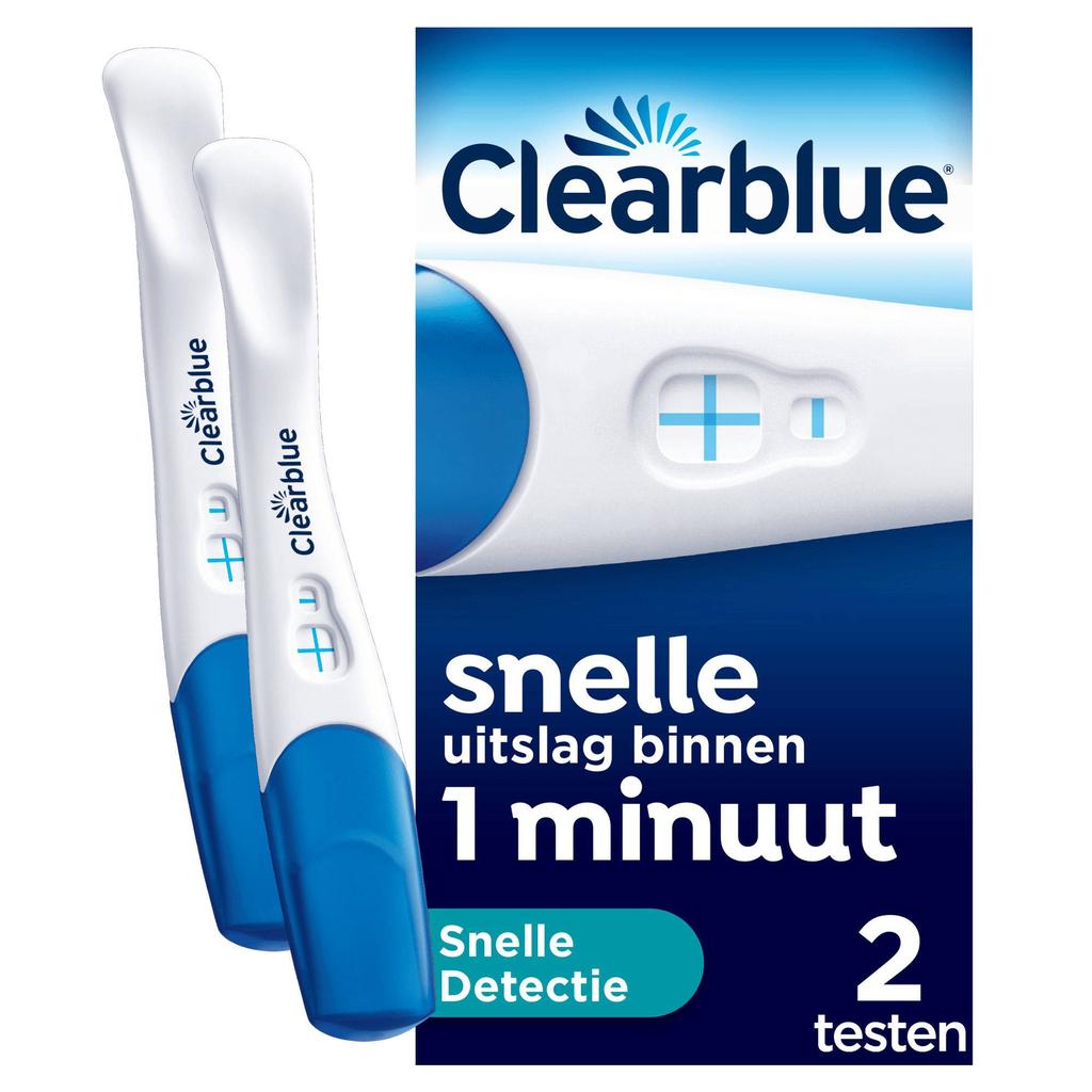 Clearblue Zwangerschapstest snelle detectie - 2 testen