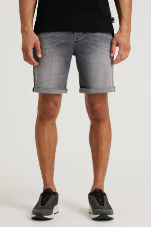 slim fit short Crown s. James grey denim