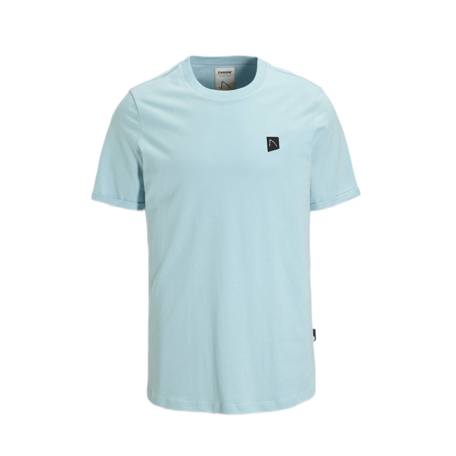 CHASIN' T-shirt BRO met logo lt.blue
