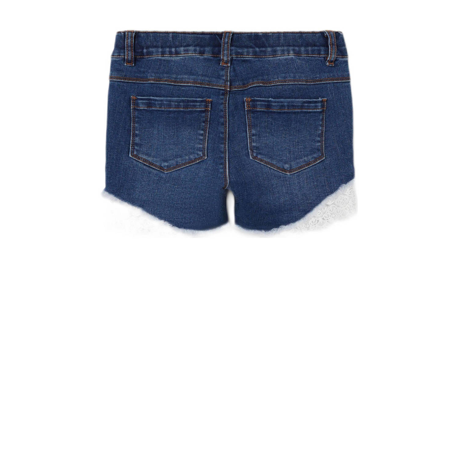 NAME IT KIDS regular fit denim short NKFSALLI dark blue denim