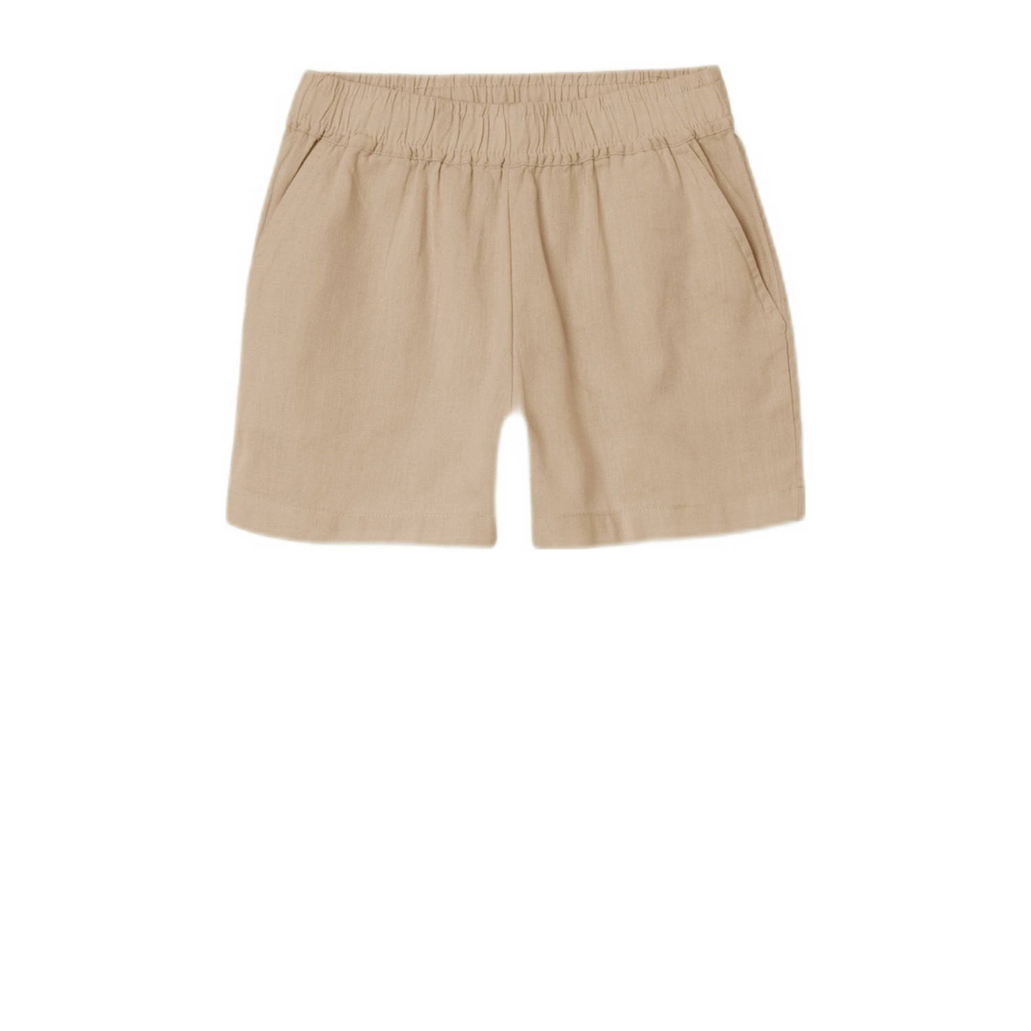 NAME IT KIDS casual short NKFFALINNEN beige