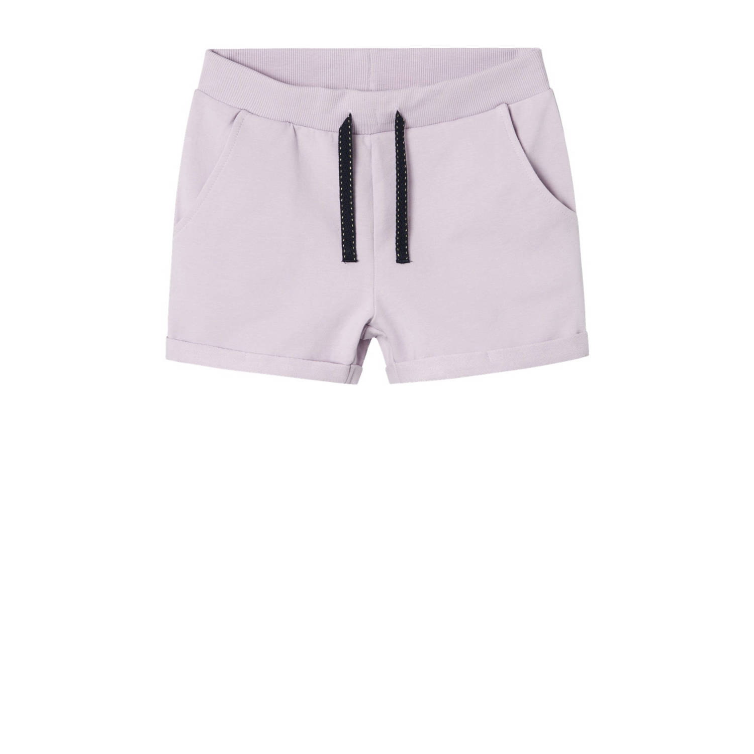 Name it KIDS casual short NKFVOLTA lila Sweatshort Paars Effen 104