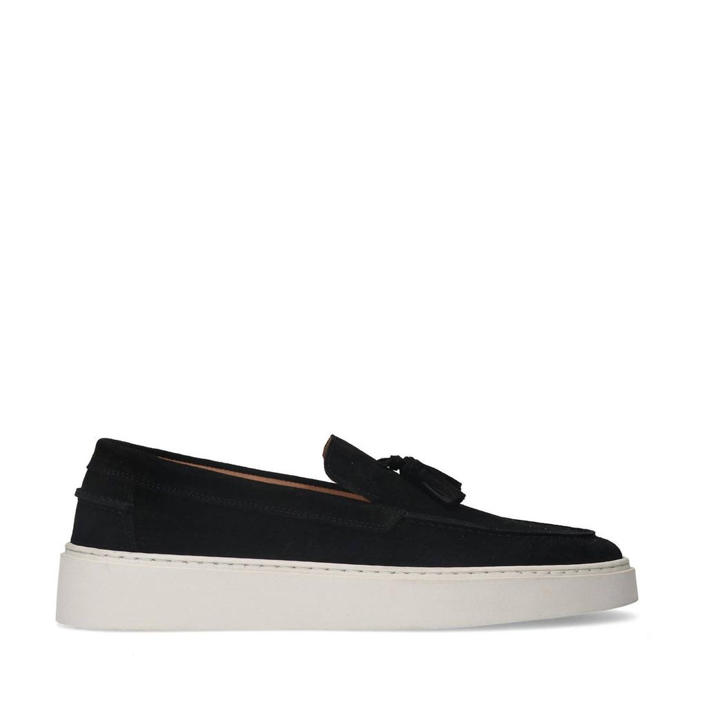 Zwarte heren Manfield suède loafers