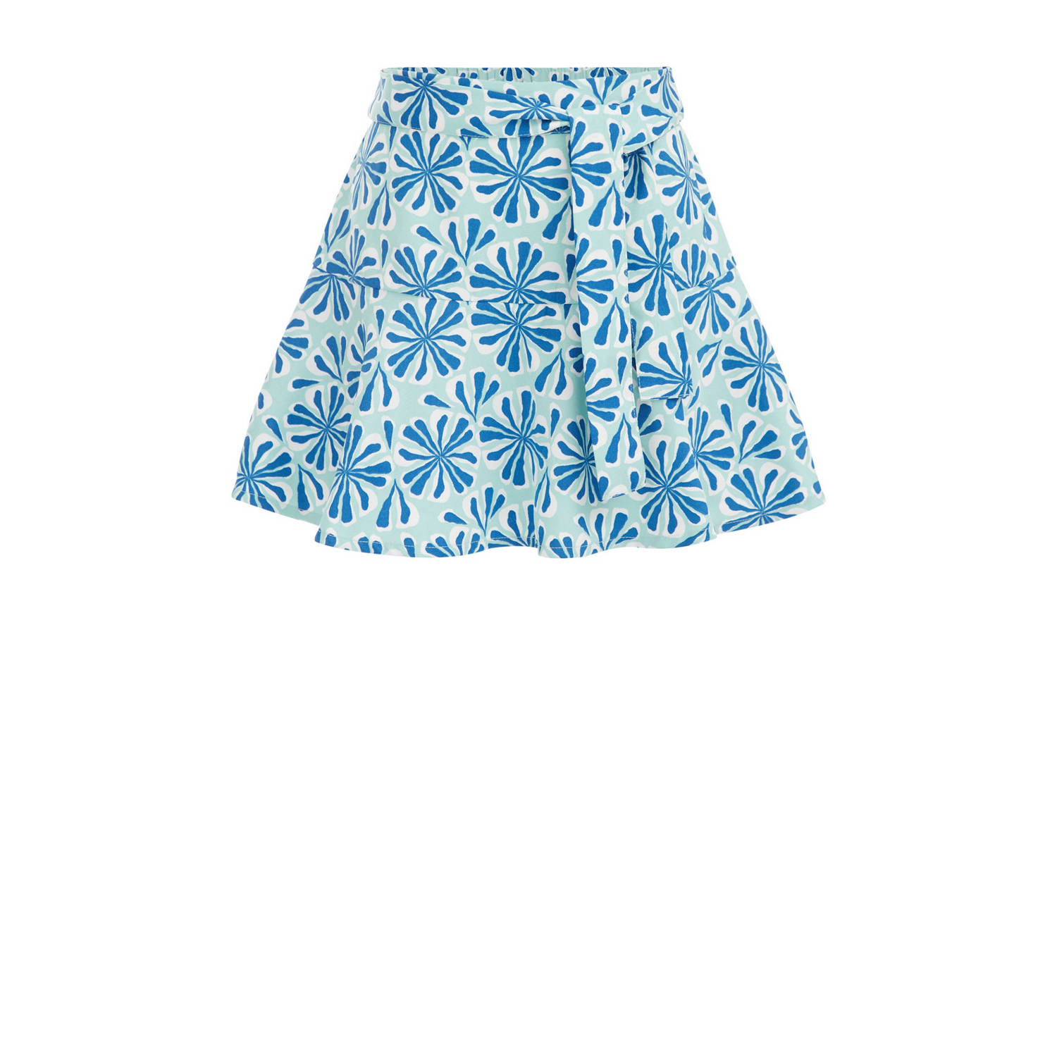 WE Fashion rok Blauw Meisjes Polyester All over print 110 116