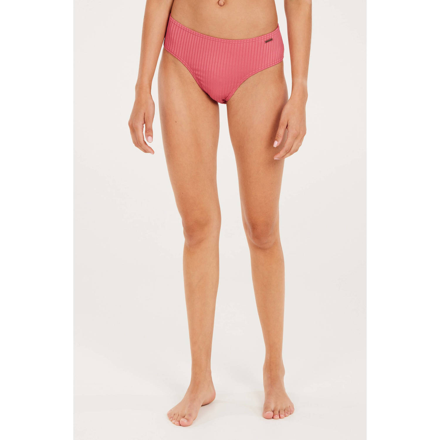 Protest hipster bikinibroekje MIXCELEBAS met ribstructuur roze