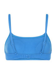 thumbnail: Protest voorgevormde crop bikinitop MIXRUBY met ribstructuur blauw