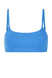 thumbnail: Protest voorgevormde crop bikinitop MIXRUBY met ribstructuur blauw