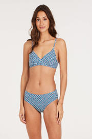 thumbnail: Protest high waist bikinibroekje MIXCELEBES blauw/wit/roze