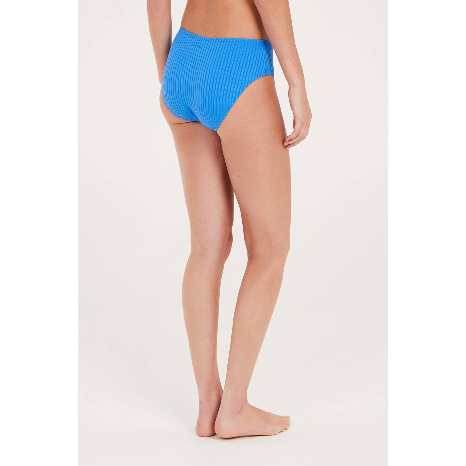 Protest hipster bikinibroekje MIXCELEBAS met ribstructuur blauw