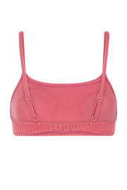 thumbnail: Protest voorgevormde crop bikinitop MIXRUBY met ribstructuur roze