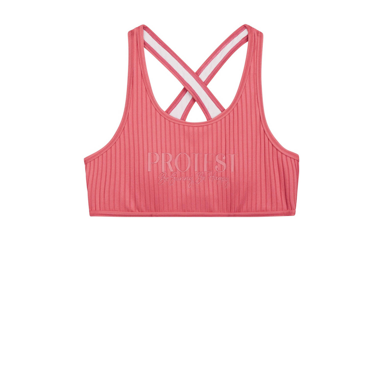 Protest crop bikini PRTMOON JR roze