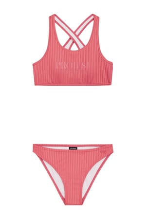 crop bikini PRTMOON JR roze