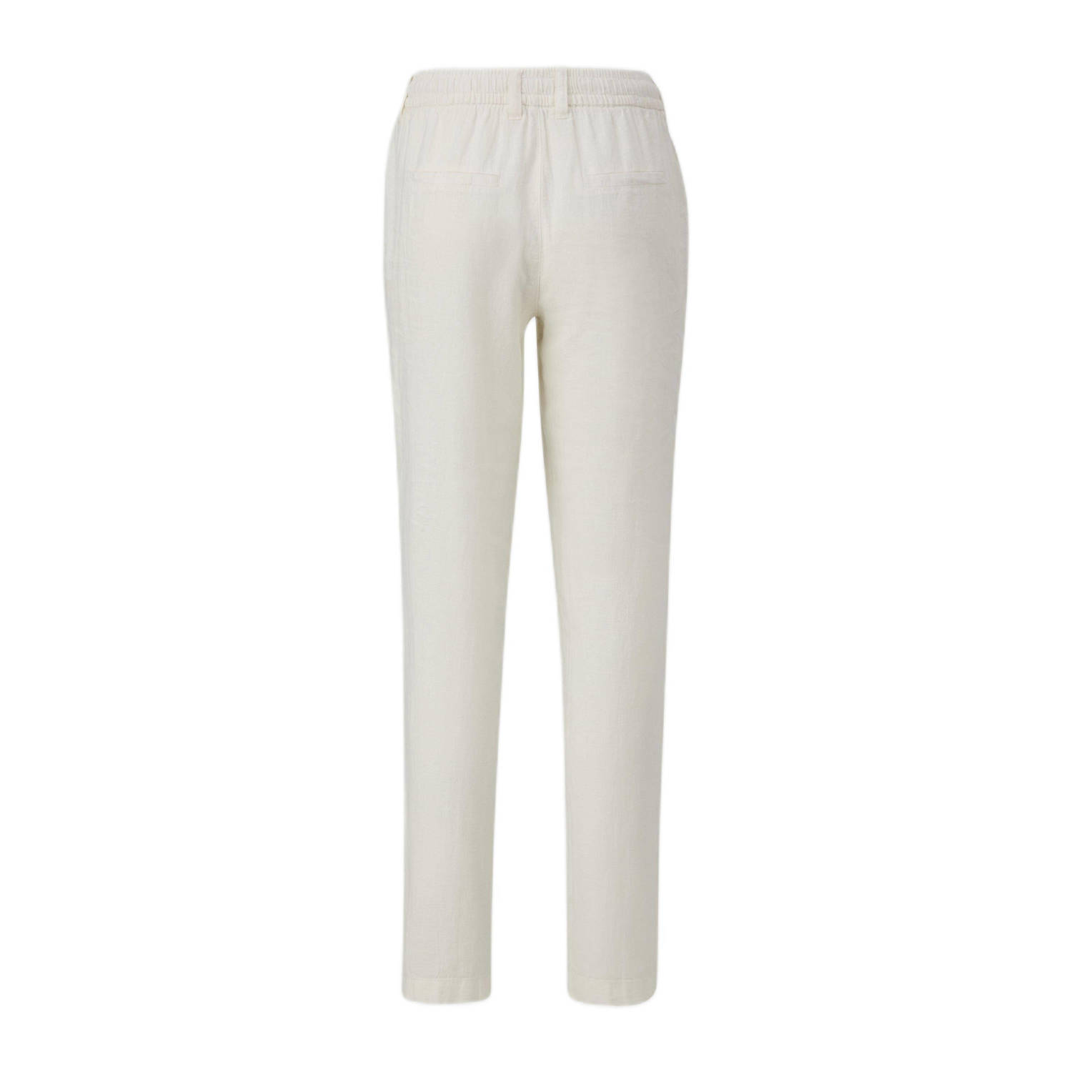 Q S by s.Oliver tapered fit broek wit