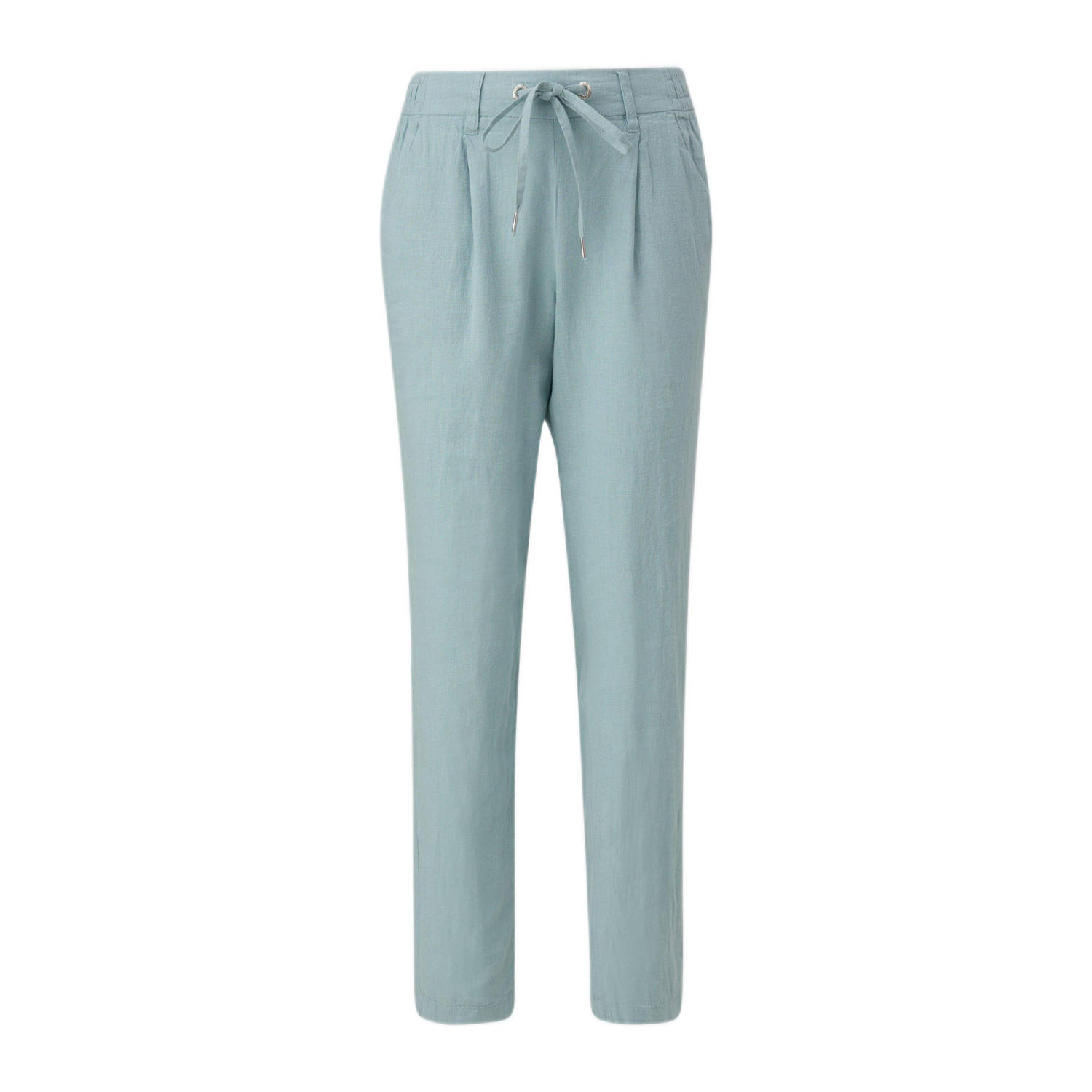Q S by s.Oliver tapered fit broek lichtblauw