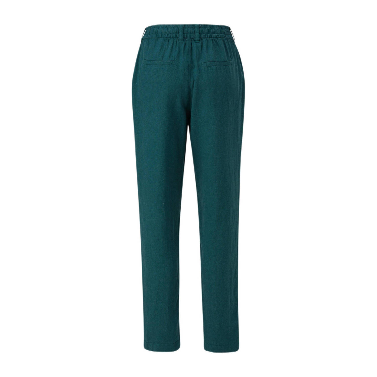 Q S by s.Oliver tapered fit broek petrol