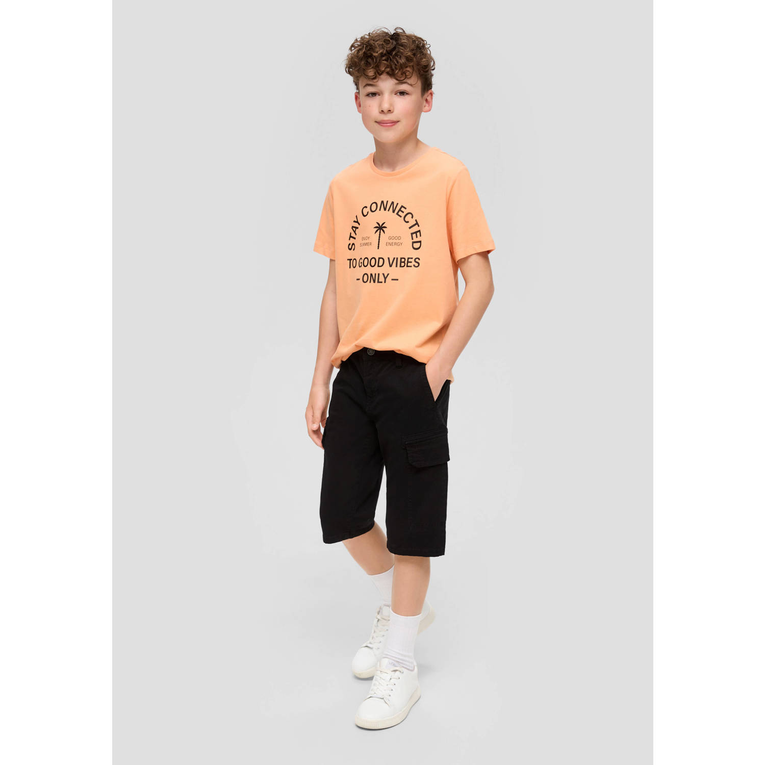 s.Oliver casual short zwart