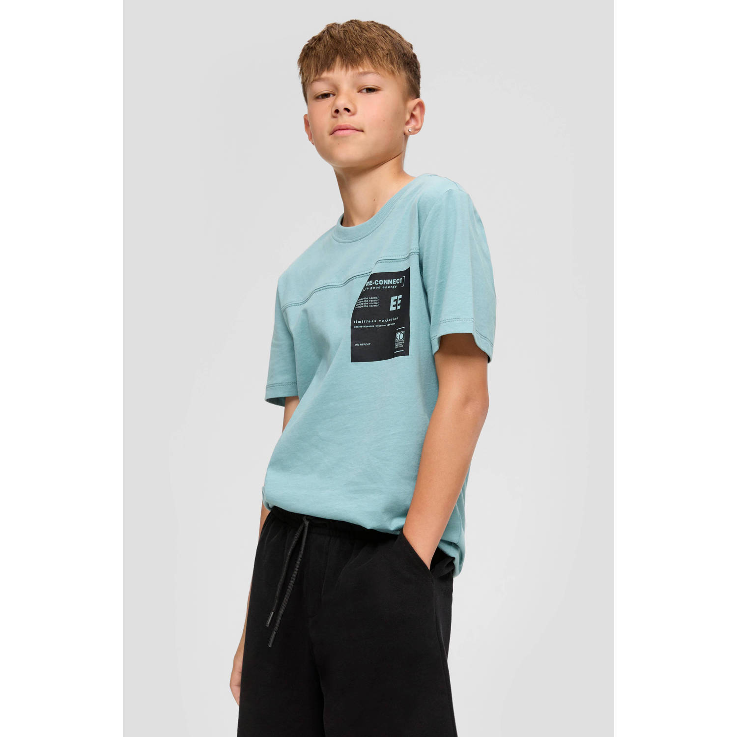 s.Oliver casual short zwart