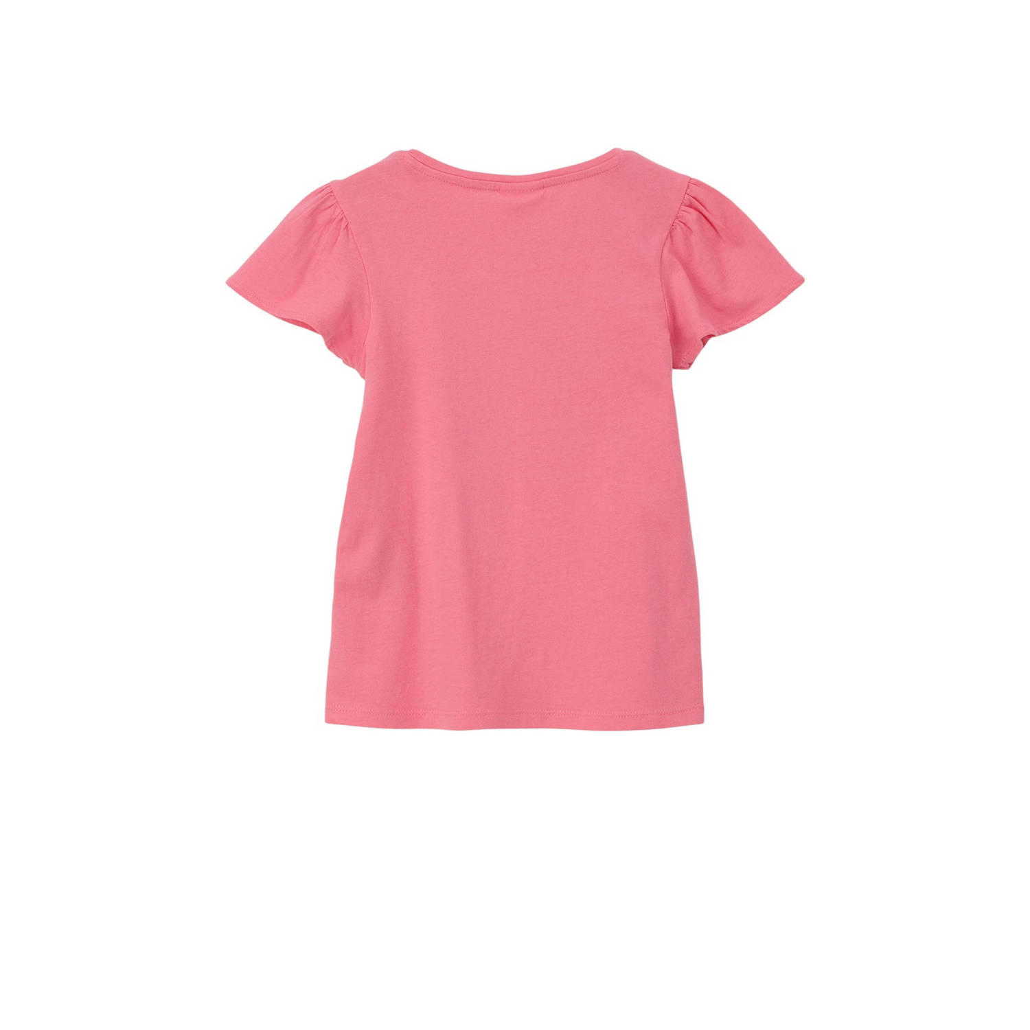s.Oliver T-shirt met printopdruk roze