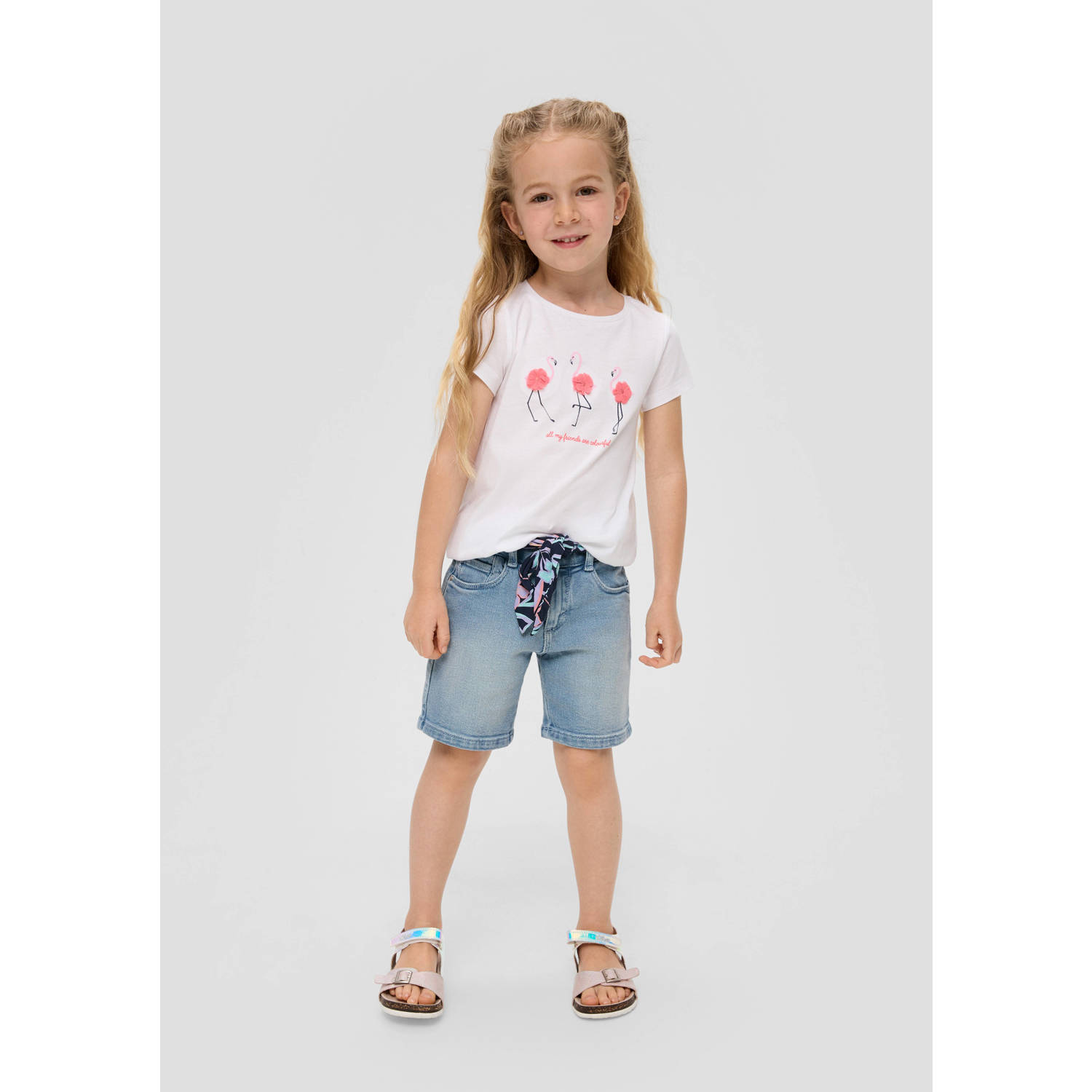 s.Oliver denim short medium blue denim