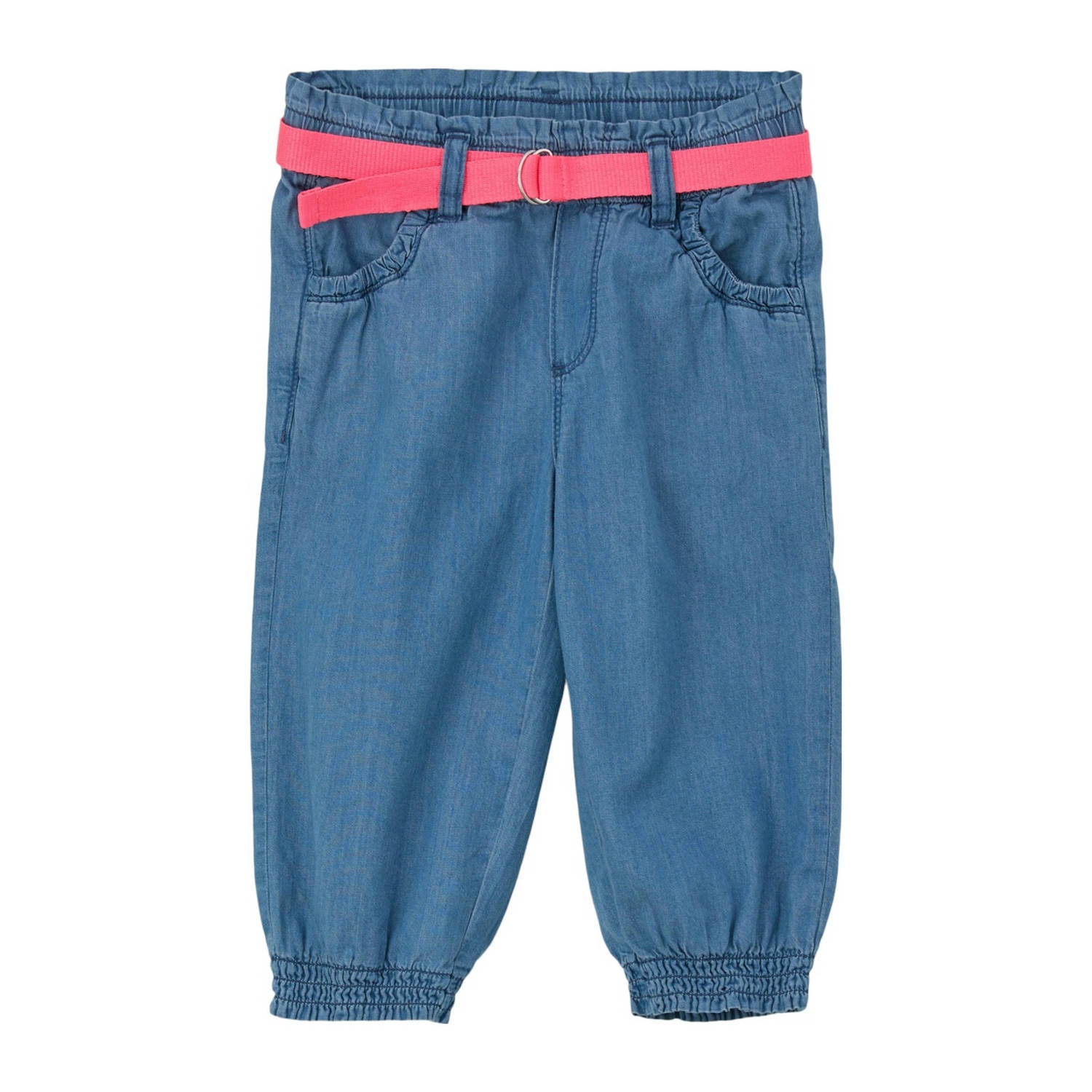 s.Oliver broek medium blue denim