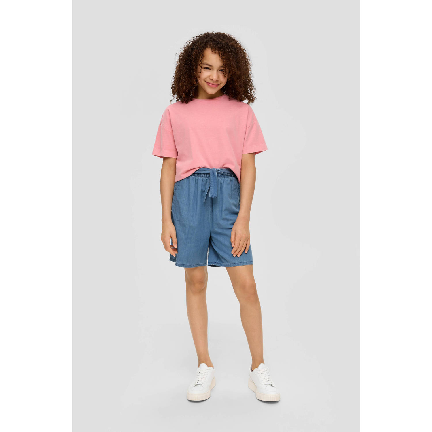 s.Oliver casual short medium blue denim