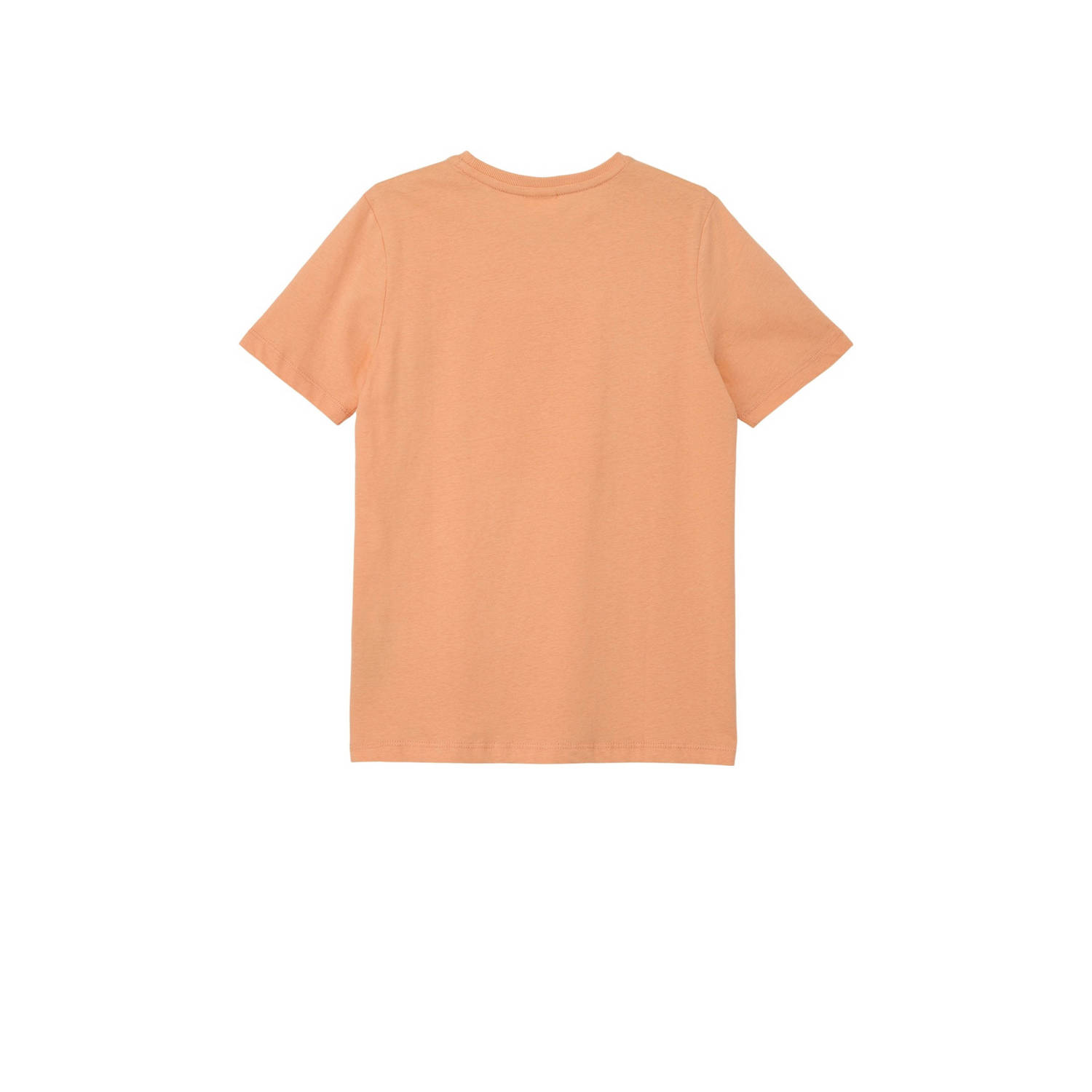 s.Oliver T-shirt met printopdruk oranje