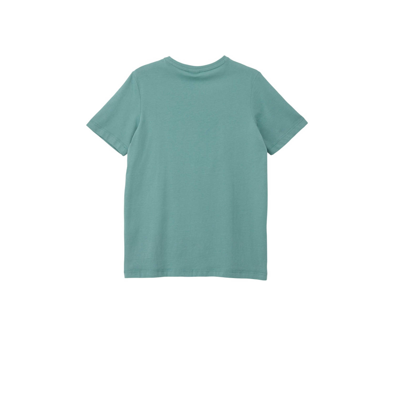 s.Oliver T-shirt met printopdruk petrol