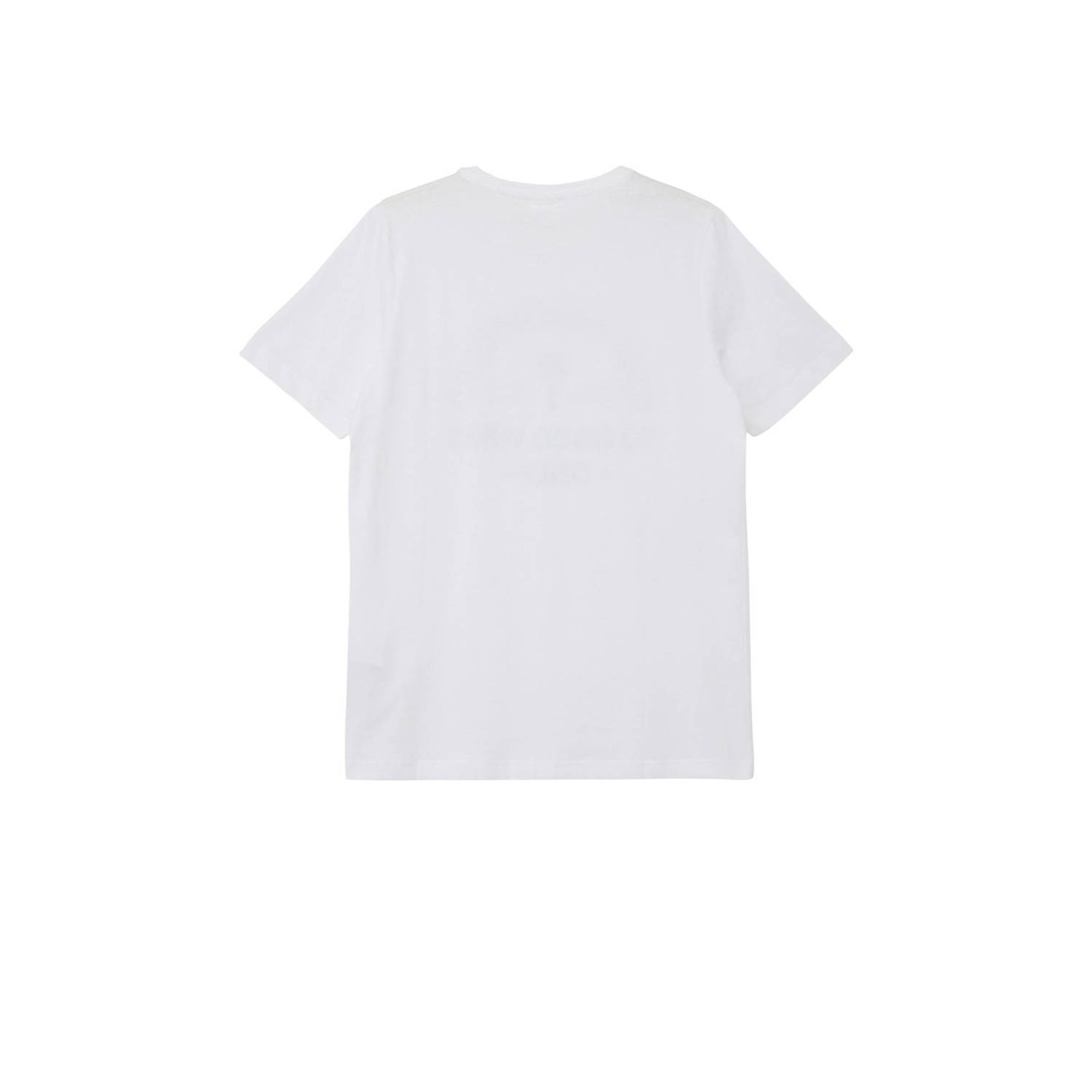 s.Oliver T-shirt met printopdruk wit