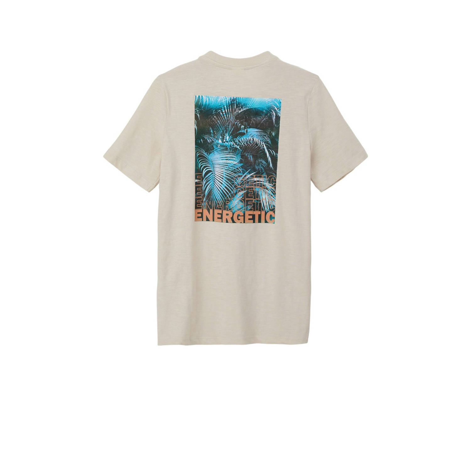 s.Oliver T-shirt met backprint beige