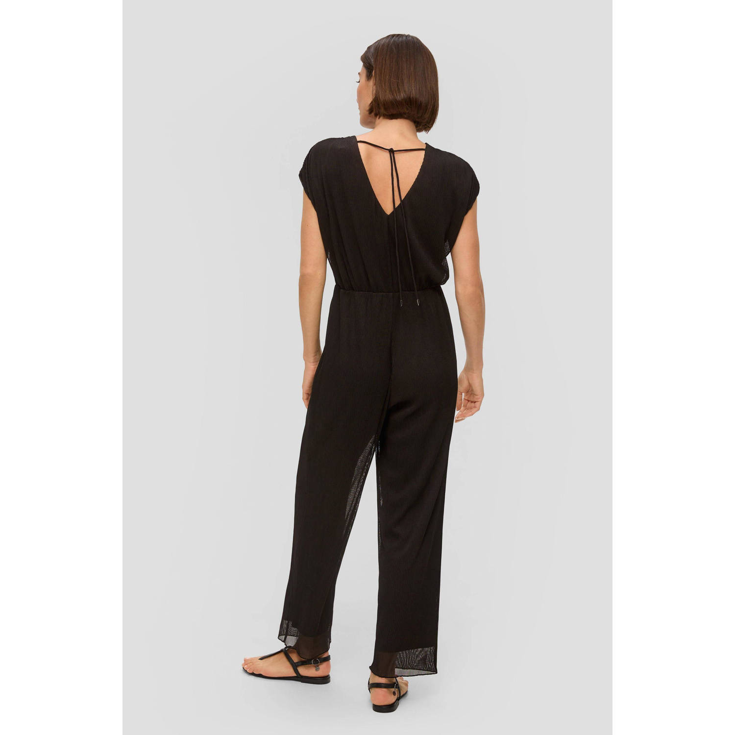 s.Oliver BLACK LABEL jumpsuit zwart