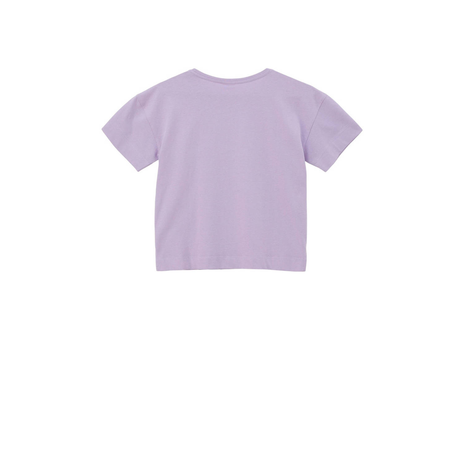 s.Oliver T-shirt met printopdruk lila