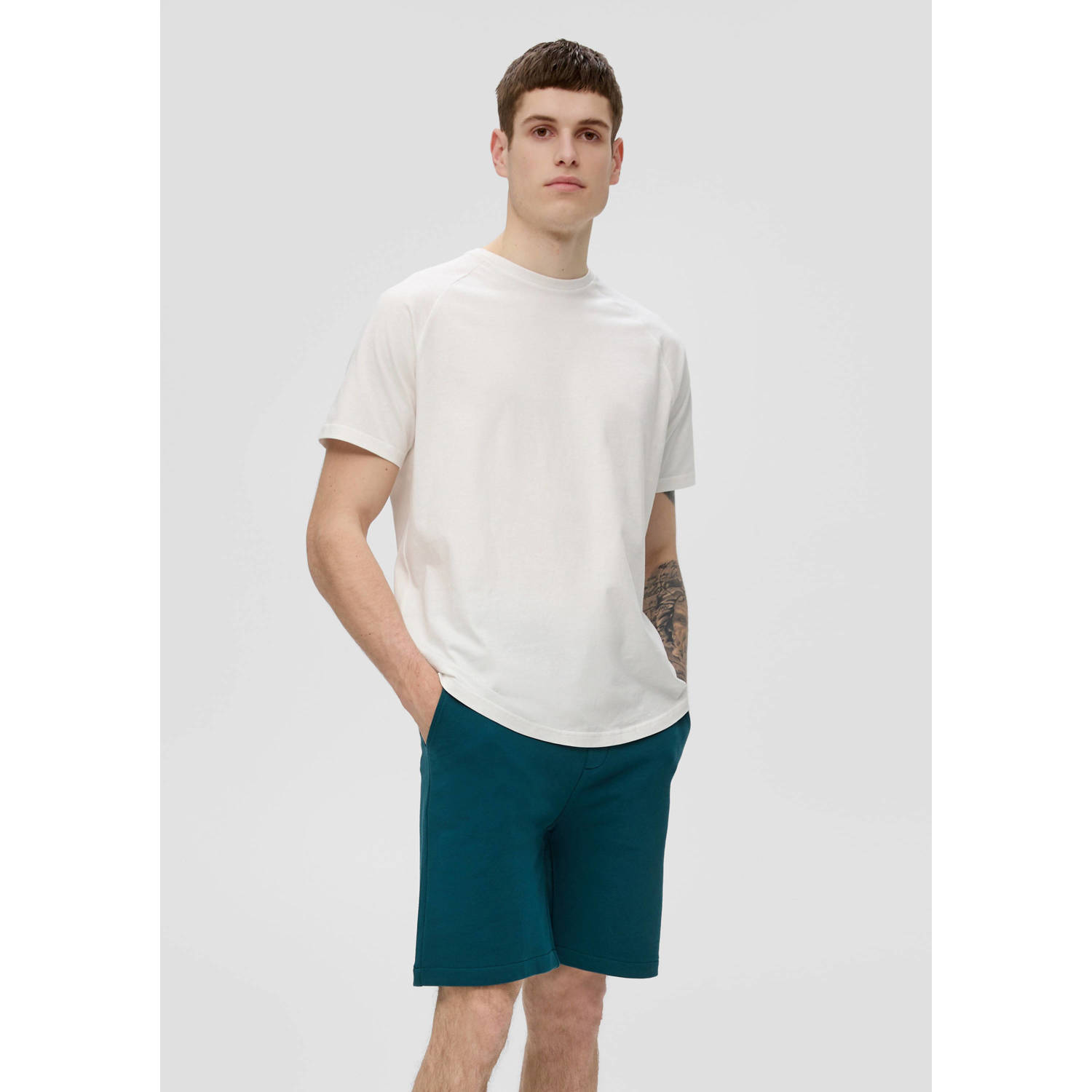 Q S by s.Oliver cargo short petrol