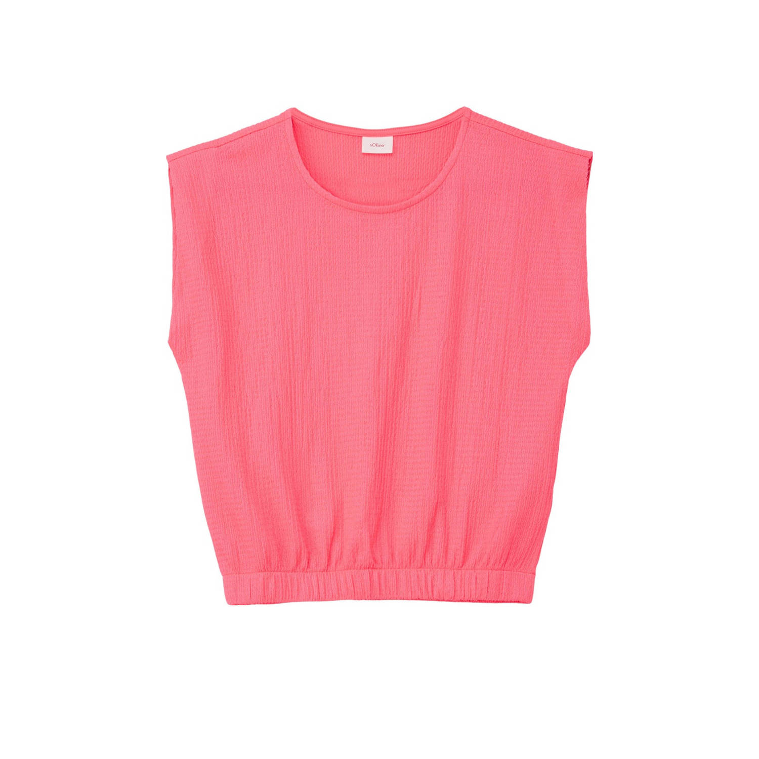 S.Oliver top roze Meisjes Polyester Ronde hals Effen 134 140