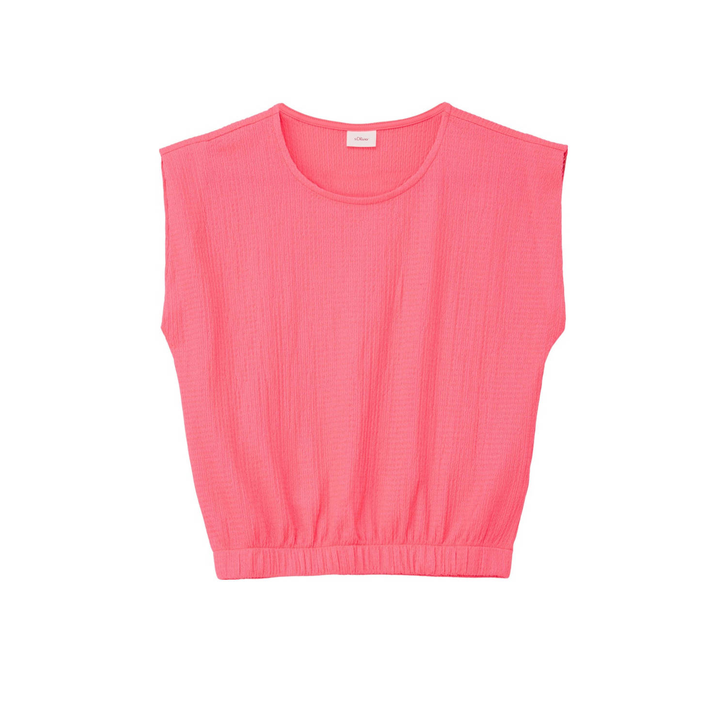 S.Oliver top roze Meisjes Polyester Ronde hals Effen 140