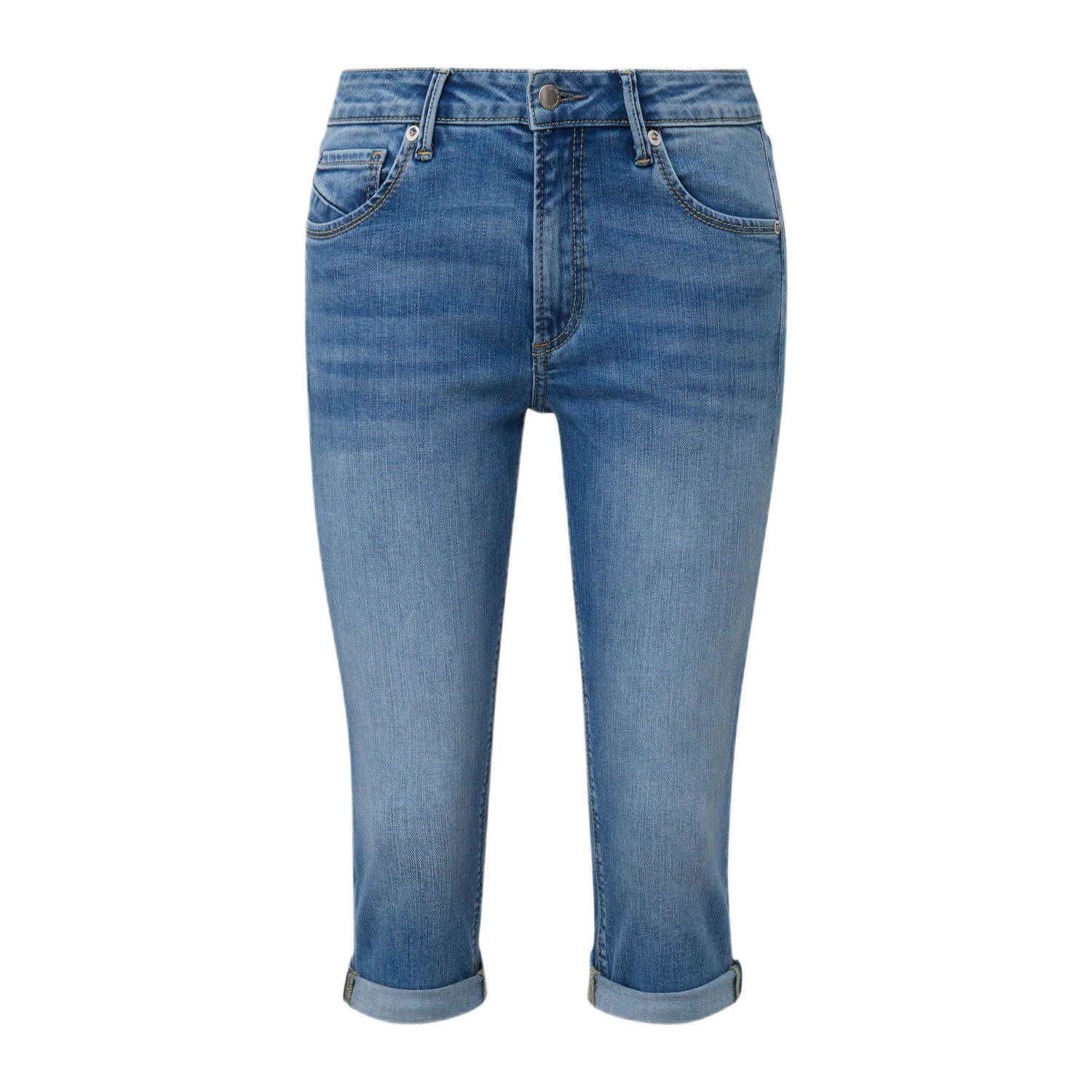 Q S by s.Oliver capri jeans light blue