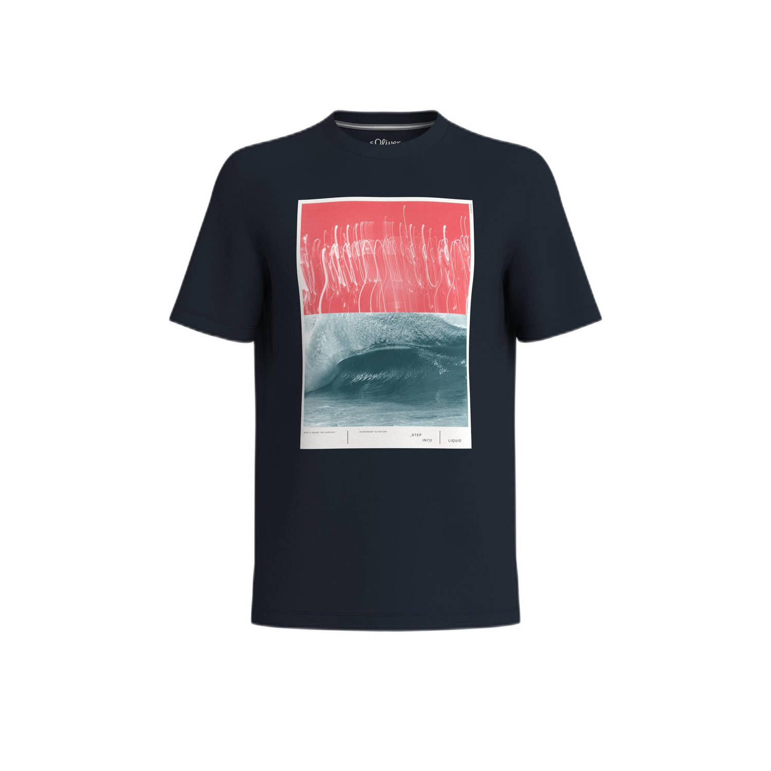 S.Oliver RED LABEL T-shirt met motiefprint model 'Photoprint Box'