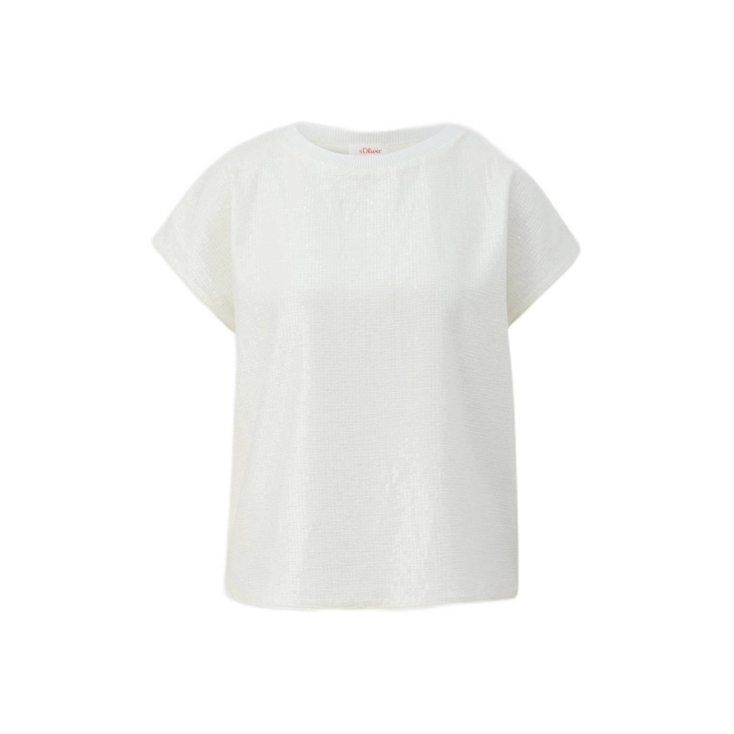 S.Oliver RED LABEL T-shirt met all-over pailletten