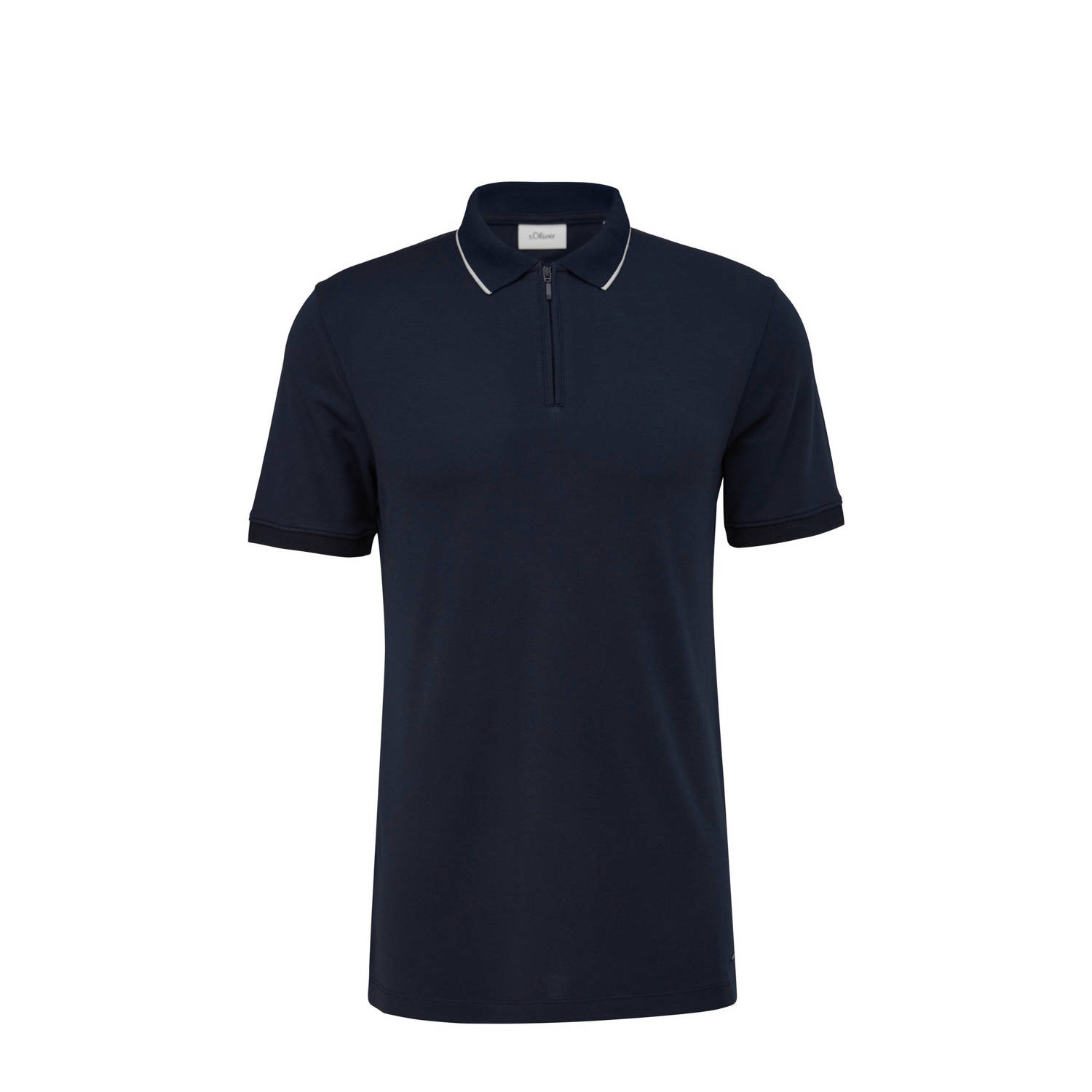 S.Oliver BLACK LABEL polo donkerblauw