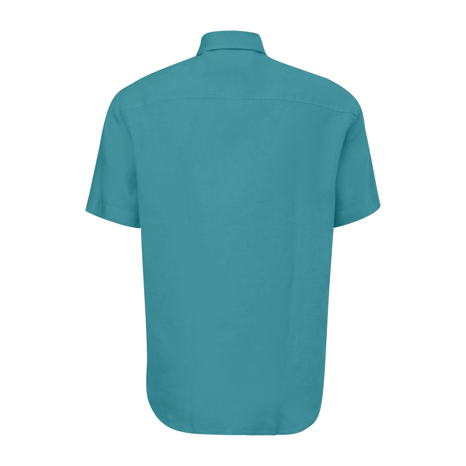 s.Oliver Big Size regular fit overhemd Plus Size blauw