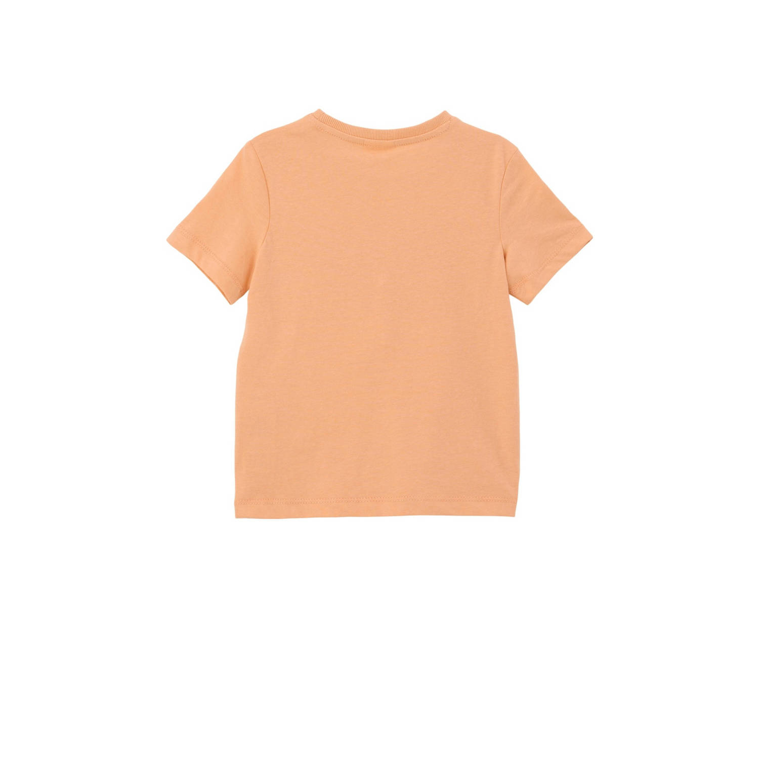 s.Oliver T-shirt met printopdruk oranje