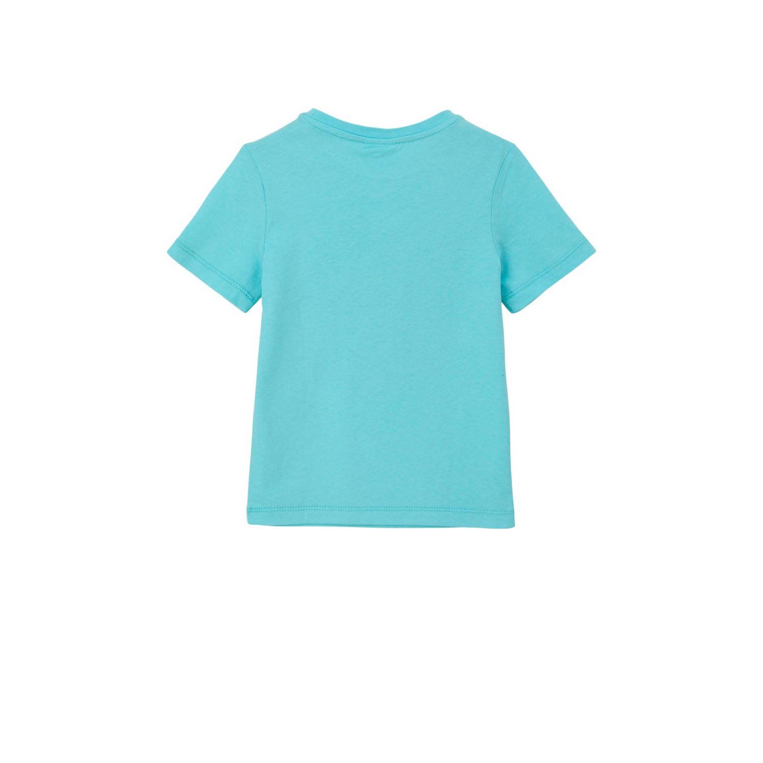 s.Oliver T-shirt met printopdruk blauw