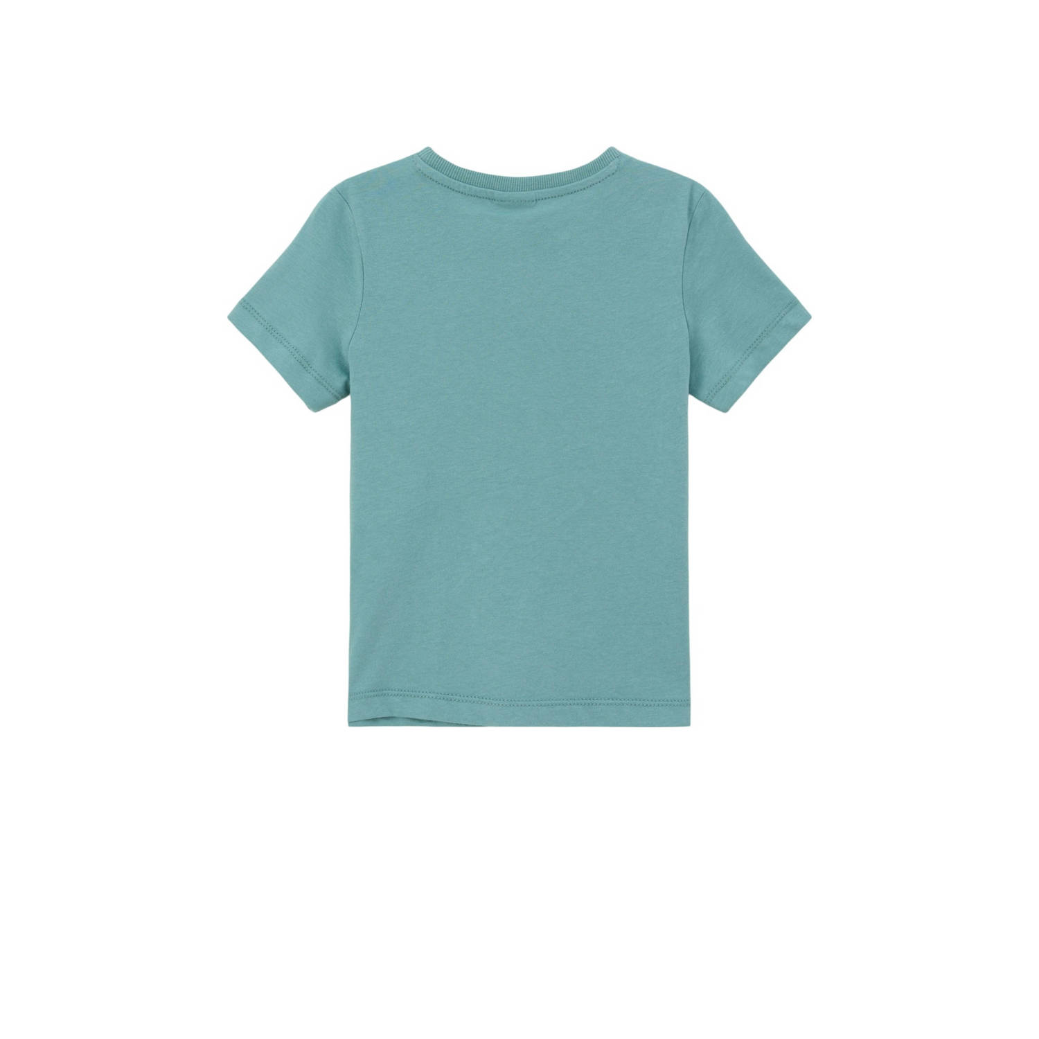 s.Oliver T-shirt met printopdruk turquoise